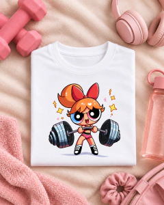 T-SHIRT SUEDE - MENINAS SUPER PODEROSAS MAROMBA - Fabi T-shirts