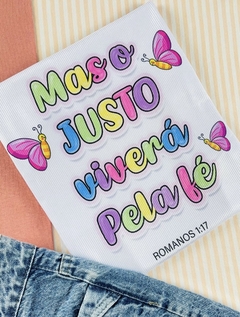 T-shirt Canelada Mas o justo viverá pela fé
