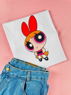 T-shirt Canelada Meninas Super poderosas: Florzinha - comprar online