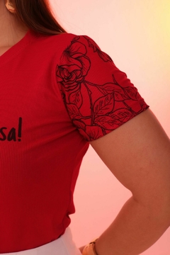 T-SHIRT CANELADA SEJA FORTE E CORAJOSA