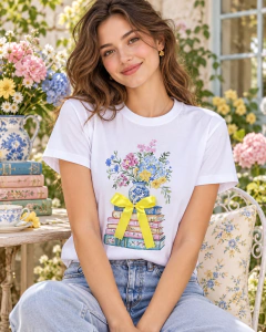 T-SHIRT SUEDE - LIVROS LAÇO - comprar online