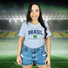 T-SHIRT RIBANA CANELADA COPA DO MUNDO BORA BRASIL