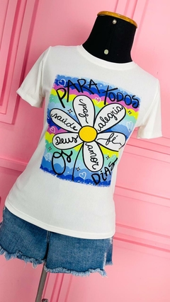 Imagem do T-shirt Ribana Canelada Para todos os dias