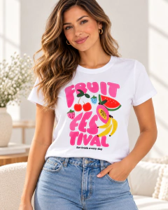T-SHIRT SUEDE - FRUIT VERÃO - comprar online
