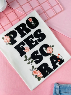 T-shirt ribana canelada Professora