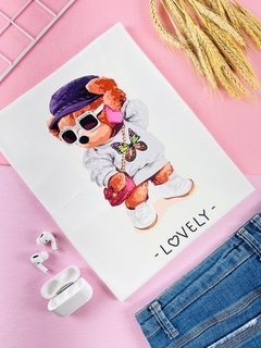 T-shirt ribana canelada Lovely
