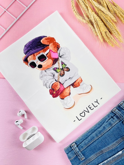 T-shirt ribana canelada Lovely