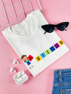 T-shirt ribana canelada Autismo