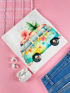 T-shirt ribana canelada Kombi florida