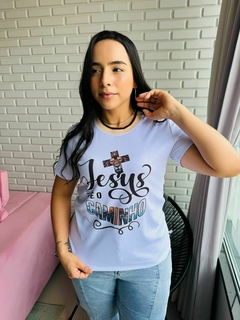 Imagem do T-SHIRT CANELADA JESUS É O CAMINHO