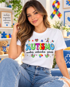 T-SHIRT SUEDE - AUTISMO - comprar online