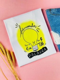 T-shirt Canelada Tua palavra é lâmpada para meus pés e luz para meu caminho - comprar online
