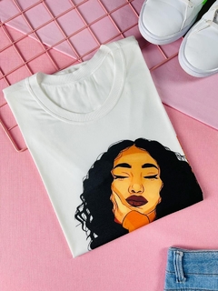 T-shirt ribana canelada Cacheada na internet