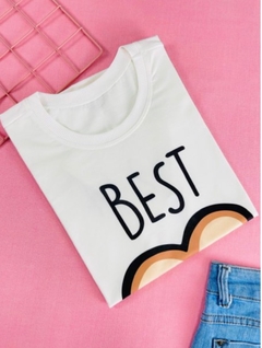 T-shirt ribana canelada BEST torrada - comprar online