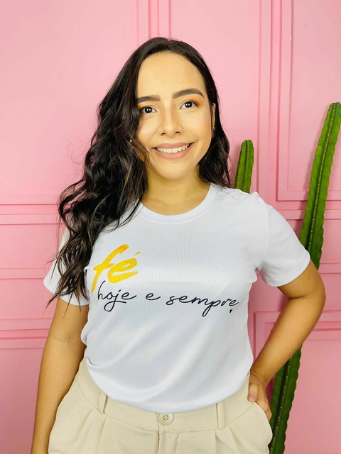 T-shirt Canelada FÉ hoje e sempre