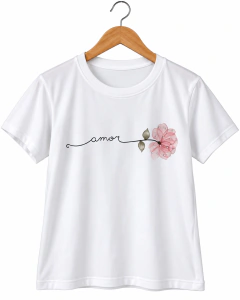 T-SHIRT SUEDE - Amor