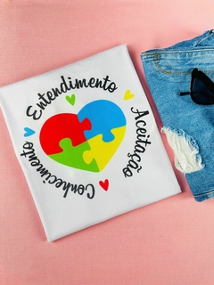 T-shirt Canelada Aceitação, Conhecimento, Entendimento - comprar online