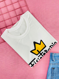 T-shirt ribana canelada Profissões Fisioterapia - comprar online