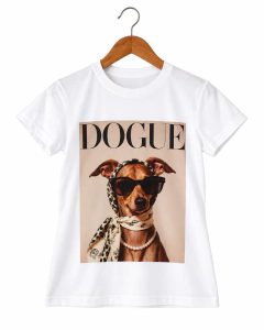 T-SHIRT SUEDE - DOGUE REVISTA