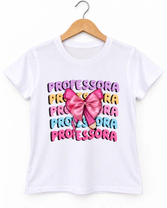 T-SHIRT SUEDE - PROFESSORA LAÇO