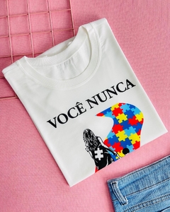 T-shirt ribana canelada Você nunca andará sozinho! - comprar online