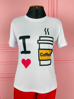 T-shirt Canelada I love coffe