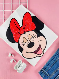 T-shirt ribana canelada Mickey