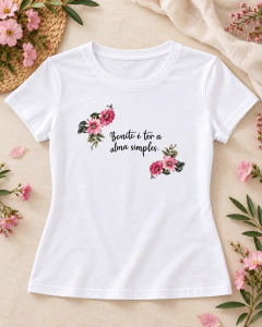 T-SHIRT SUEDE - BONITO É TER A ALMA SIMPLES na internet
