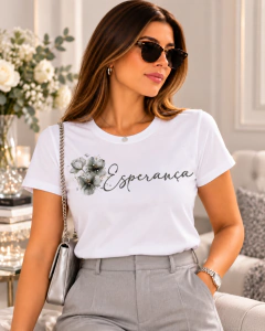 T-SHIRT SUEDE - ESPERANÇA - comprar online