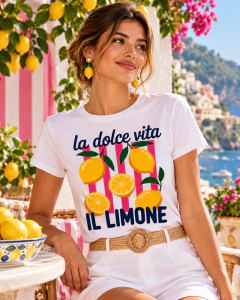 T-SHIRT SUEDE - IL LIMONE na internet
