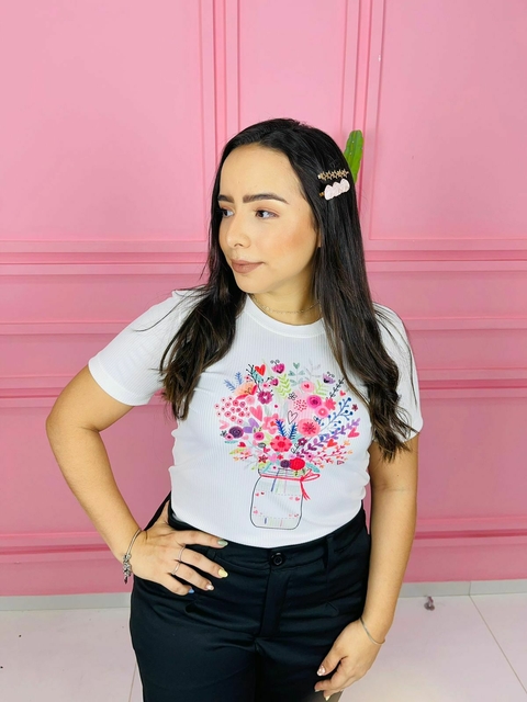 T-shirt Canelada Flores