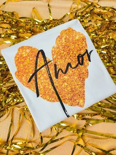 T-shirt Ribana Canelada AMOR