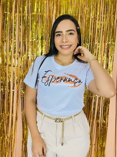 T-shirt Ribana Canelada Esperança na internet