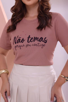 T-SHIRT CANELADA NÃO TEMAS PORQUE SOU CONTIGO na internet
