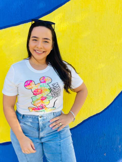 T-shirt ribana canelada Mickey