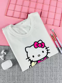 T-shirt ribana canelada Hello Kitty - comprar online