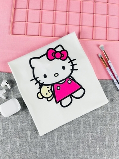 T-shirt ribana canelada Hello Kitty