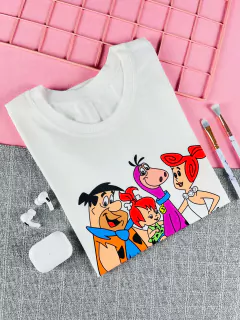 T-shirt ribana canelada Flinstones - comprar online