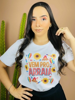 T-shirt Canelada Vem pro arraiá
