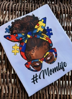 T-SHIRT CANELADA AUTISMO #MOMLIFE - comprar online
