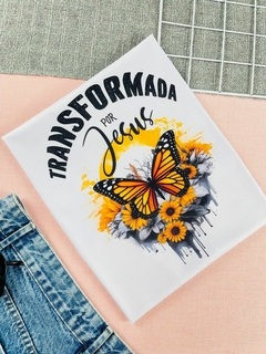 T-shirt Canelada Transformada por Deus