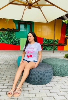 T-shirt Canelada Love you cherry much (te amo muito cereja) - loja online