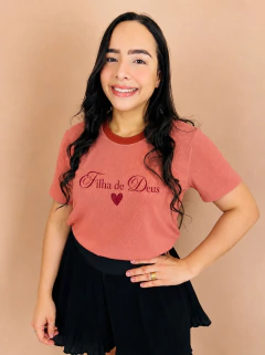T-SHIRT RIBANA CANELADA COLORIDA (G)