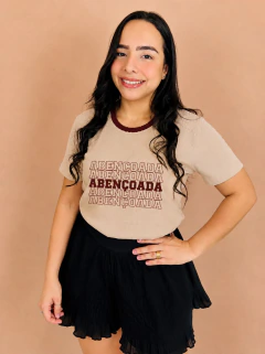 T-SHIRT RIBANA CANELADA COLORIDA (GG)