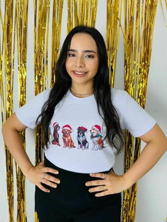 T-shirt Ribana Canelada Natal - comprar online
