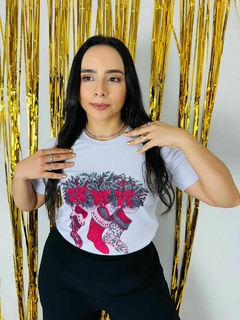 T-shirt Ribana Canelada Natal