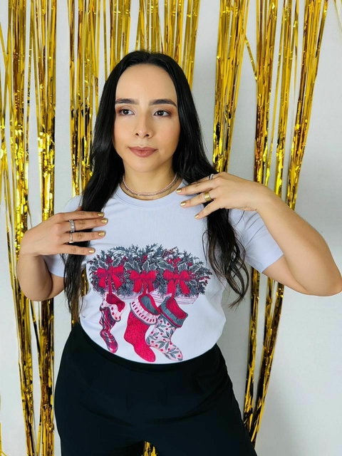 T-shirt Ribana Canelada Natal