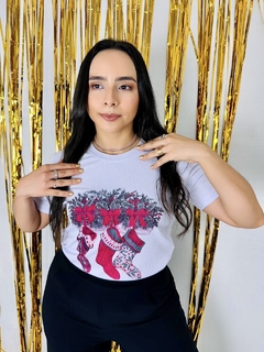 T-shirt Ribana Canelada Natal