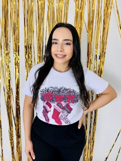 T-shirt Ribana Canelada Natal - comprar online