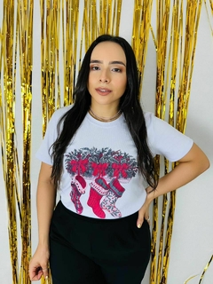 T-shirt Ribana Canelada Natal na internet